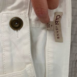 CABI white jeans